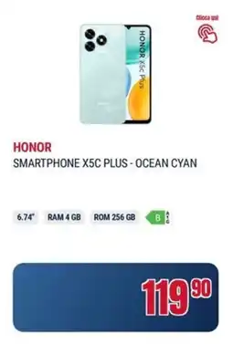 Trony Honor smartphone X5C plus - ocean cyan offerta