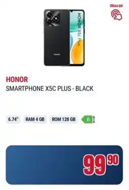 Trony Honor smartphone X5C plus - black offerta