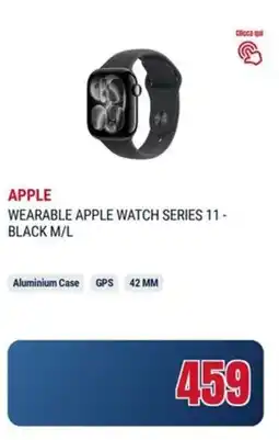 Trony Apple wearable apple watch series 11 - black m/l offerta