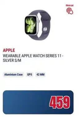 Trony Apple wearable apple watch series 11 - silver s/m offerta
