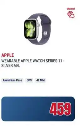 Trony Apple wearable apple watch series 11- silver m/l offerta