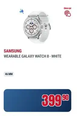 Trony Samsung wearable galaxy watch 8-white offerta