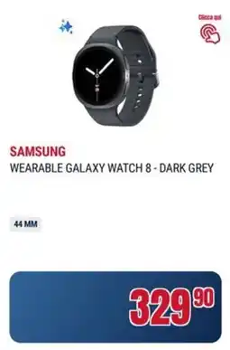Trony Wearable galaxy watch 8 - dark grey offerta