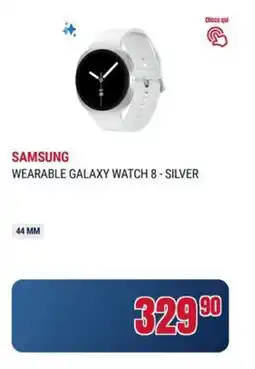 Trony Samsung wearable galaxy watch 8 - silver offerta