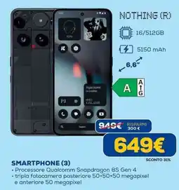 Euronics NOTHING (R) SMARTPHONE (3) offerta