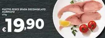 Bennet Filetto pesce spada decongelato marinato offerta