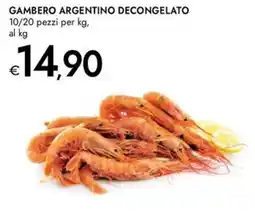 Bennet Gambero argentino decongelato offerta