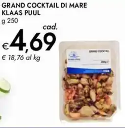 Bennet Grand cocktail di mare KLAAS PUUL offerta