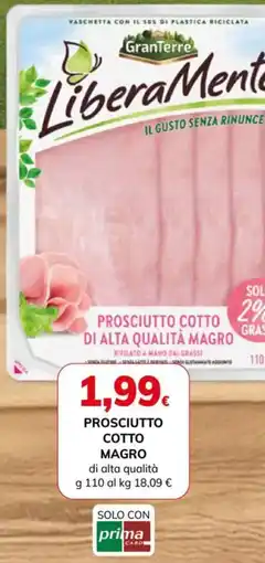 Basko Prosciutto cotto magro GranTerre offerta
