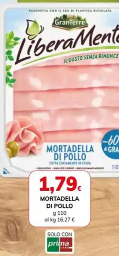 Basko Mortadella di pollo GranTerre offerta