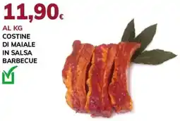 Basko Costine di maiale in salsa barbecue offerta