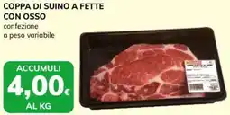 Basko Coppa di suino a fette con osso offerta