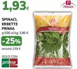 Basko Spinaci, erbette PRIMIA offerta