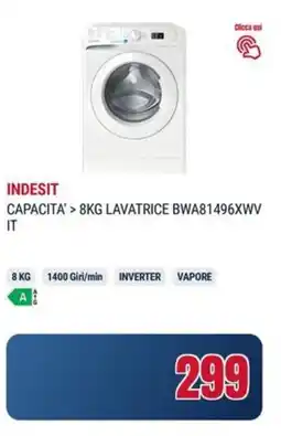 Trony INDESIT LAVATRICE BWA81496XWV offerta