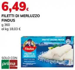 Basko Filetti di merluzzo FINDUS offerta