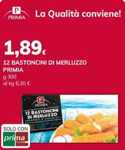 Basko 12 bastoncini di merluzzo PRIMIA offerta