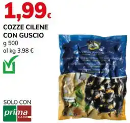 Basko Cozze cilene con guscio offerta