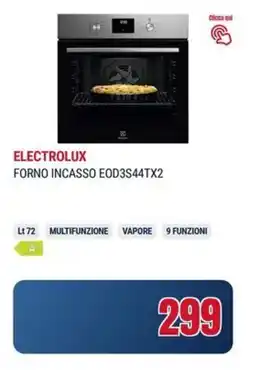 Trony ELECTROLUX FORNO INCASSO EOD3S44TX2 offerta