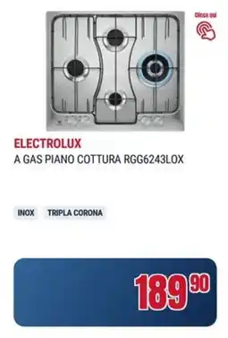 Trony ELECTROLUX A GAS PIANO COTTURA RGG6243LOX offerta