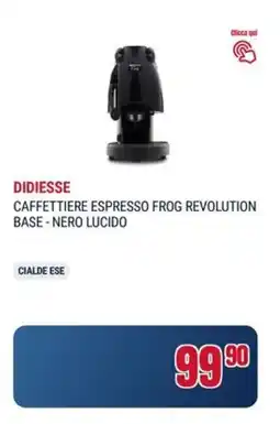 Trony Didiesse caffettiere espresso frog revolution offerta