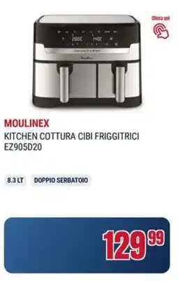 Trony Moulinex kitchen cottura cibi friggitrici EZ905D20 offerta