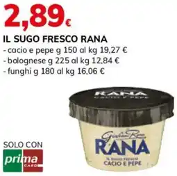Basko Il sugo fresco RANA offerta