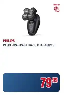 Trony Philips rasoi ricaricabili rasoio HS5980/15 offerta