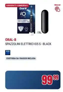 Trony Oral-b spazzolini elettrici IO5 S - black offerta