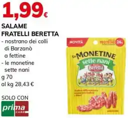 Basko Salame fratelli BERETTA offerta
