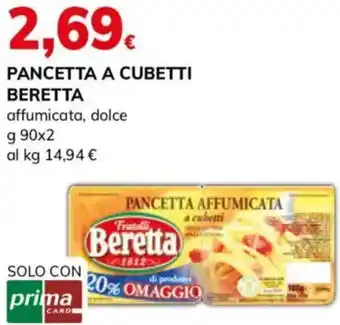 Basko Pancetta a cubetti BERETTA offerta