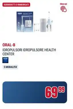 Trony Oral-b idropulsori idropulsore health center offerta