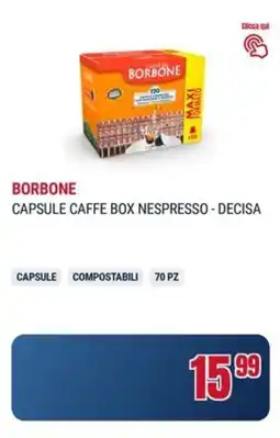 Trony Borbone capsule caffe box nespresso - decisa offerta