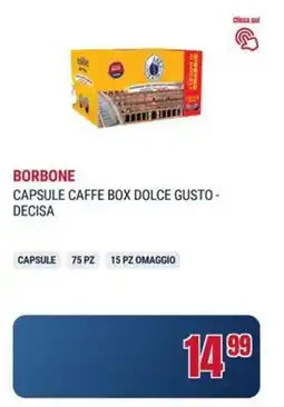 Trony Borbone capsule caffe box dolce gusto - decisa offerta