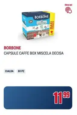 Trony Borbone capsule caffe box miscela decisa offerta