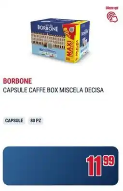 Trony Borbone capsule caffe box miscela decisa offerta