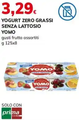 Basko Yogurt zero grassi senza lattosio YOMO offerta