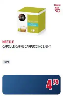 Trony Nestle capsule caffe cappuccino light offerta