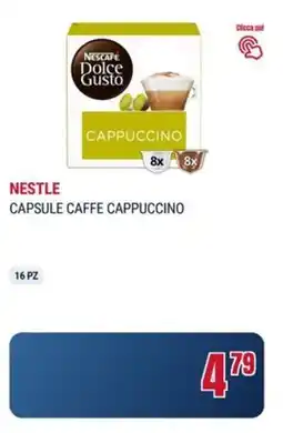 Trony Nestle capsule caffe cappuccino offerta