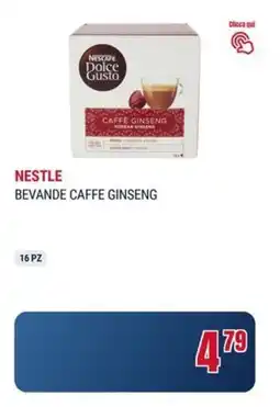 Trony Nestle bevande caffe ginseng offerta