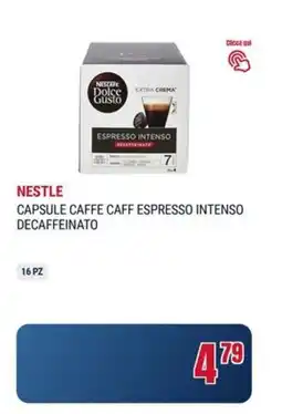 Trony Nestle capsule caff espresso intenso decaffeinato offerta