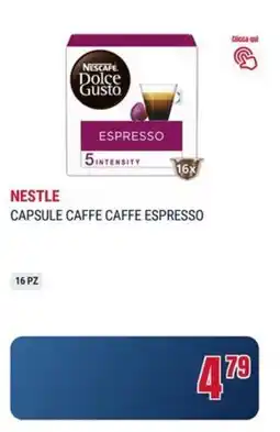 Trony Nestle capsule caffe espresso offerta