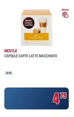Trony Nestle capsule caffe latte macchiato offerta