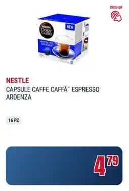 Trony Nestle capsule caffe caffa espresso ardenza offerta