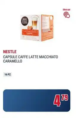 Trony Nestle capsule caffe latte macchiato caramello offerta