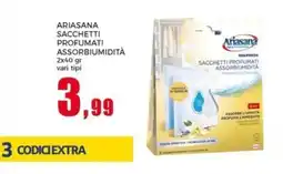 Happy Casa Ariasana sacchetti profumati assorbiumidità offerta