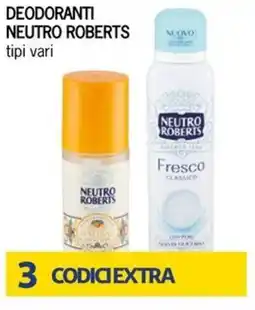Bennet Deodoranti NEUTRO ROBERTS offerta