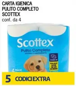 Bennet Carta igienica pulito completo SCOTTEX offerta