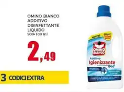 Happy Casa Omino bianco additivo disinfettante liquido offerta