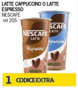 Bennet Latte cappuccino o latte espresso NESCAFÈ offerta