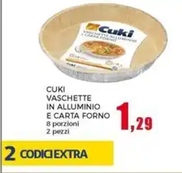 Happy Casa Cuki vaschette in alluminio e carta forno offerta